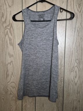 Patagonia Heather Gray Athletic Tank Top